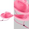 Child Cowgirl Hat Large Brims Cowboy Hat Girl Stage Show Hat Headpieces