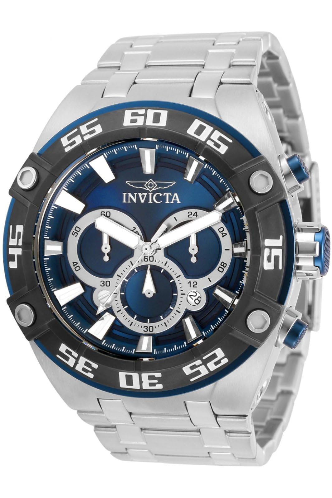 

Invicta Coalition Forces Chronograph Quartz Blue Dial Watch 30652 Men s