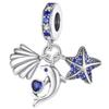 Trendy Red Monster Flower Charm Bracelet 925  Silver Adjustable Hypoallergenic Diy Fine Jewelry