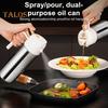 2-In-1 Stainless Steel Olive Oil Dispenser And Sprayer 360ml/430ml/500ml Food-grade Oil Mister Spray Bottle for Kitchen Cooking Air Fryer Frying BBQ