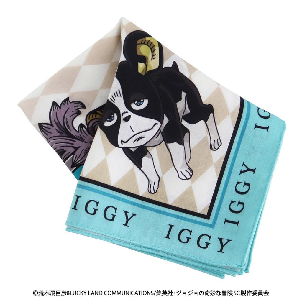[JoJo's Bizarre Adventure Stardust Crusaders] Handkerchief Iggy (Blue) 0 FALSE Handkerchief Handkerchief Approx. 50cm 000401-0011-01