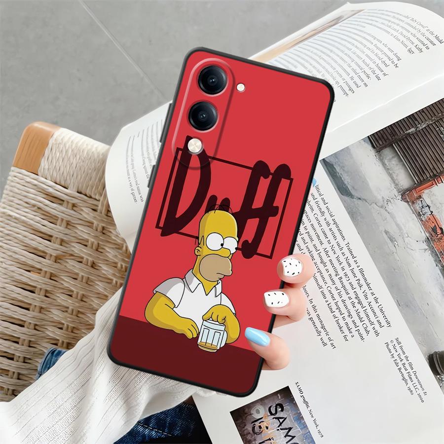 Case for Vivo Y31 Y36 Y27 Y16 Y17 Y12 Y15S Y33S Y35 Y19 Y22 Y30 Y02 Y11 Y20 Y21 Phone Cover Fun S-simpsons