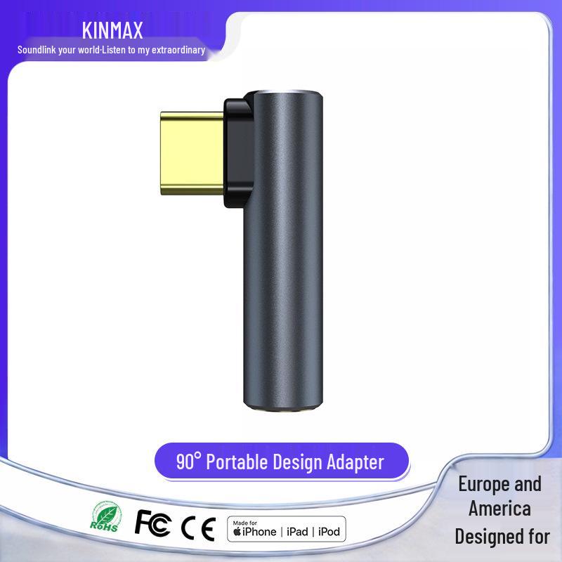 Type-C To 3.5mm Audio Headphone Adapter - Compact and Universal for USB-C Devices