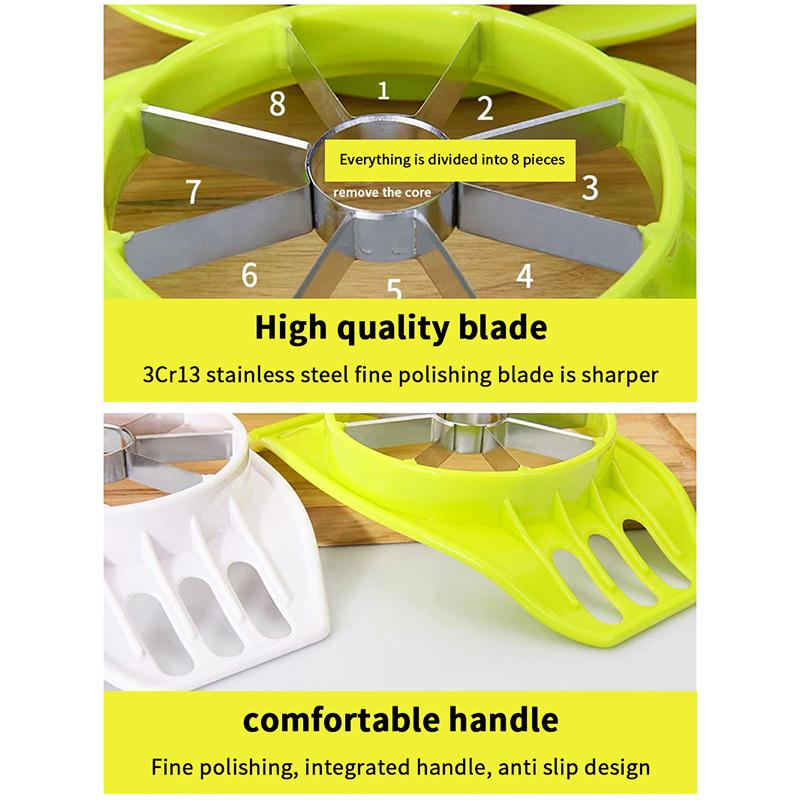 Stainless Steel Apple Slicer & Corer, Super Sharp Apple Cutter Peeler, Multifunctional Kitchen Tool For Fruit Cutting