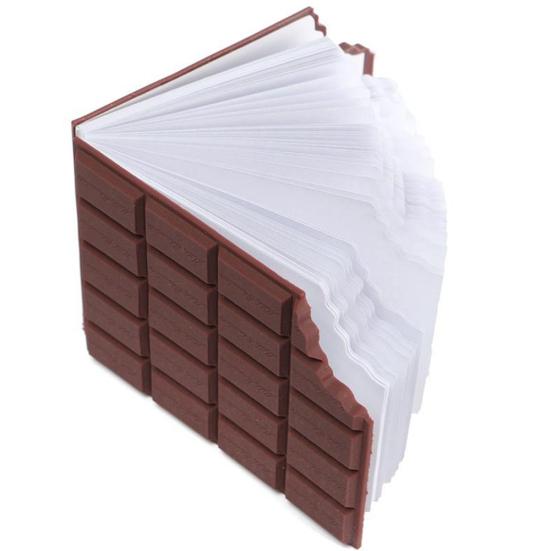 Tempting Chocolate Cover Notepad Notebook Creative Sticky Note Office Stationery