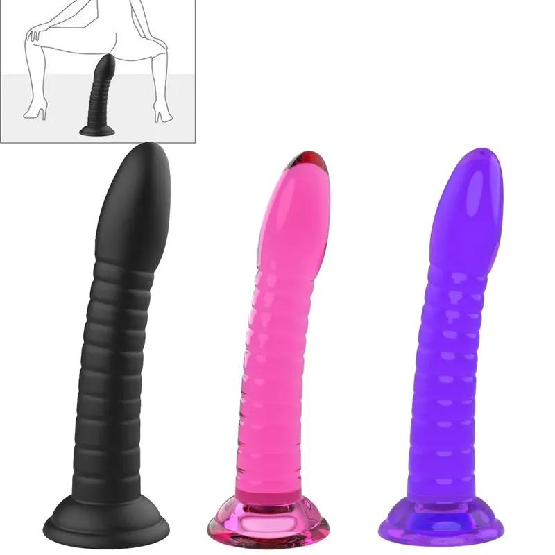 Yumuşak Anal Dildo Popo Tıkaç Prostat Masaj Aleti Yetişkin Gey Falluslar Anal Tıkaç Boncukları G Noktası Erkekler Kadınlar İçin Erotik Seks Oyuncakları Ürünleri
