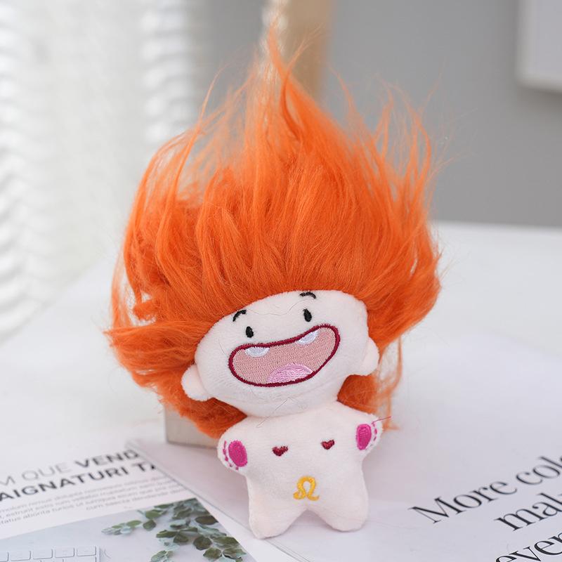 Funny Doll Plush Keychain Soft Stuffed Key Ring Bag Charms Car Key Accessories