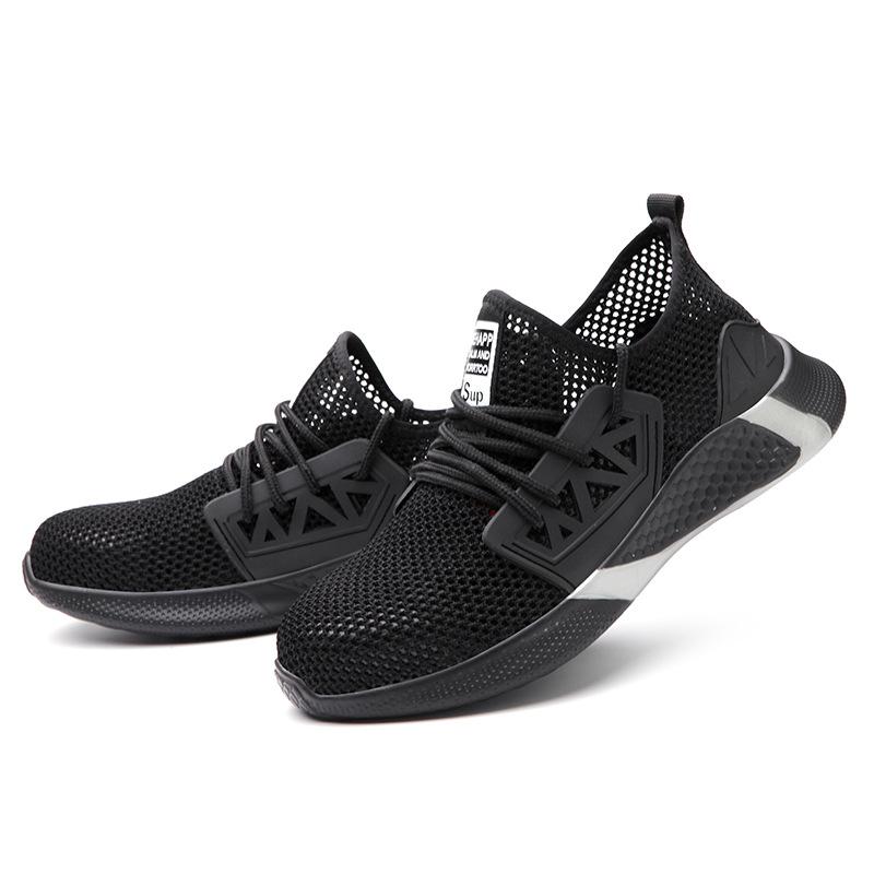 

Защитная обувь дышащая, обувь для страхования труда, мужская обувь с защитой от ударов, ударов и дезодоранта, мягкая защитная обувь летом 48