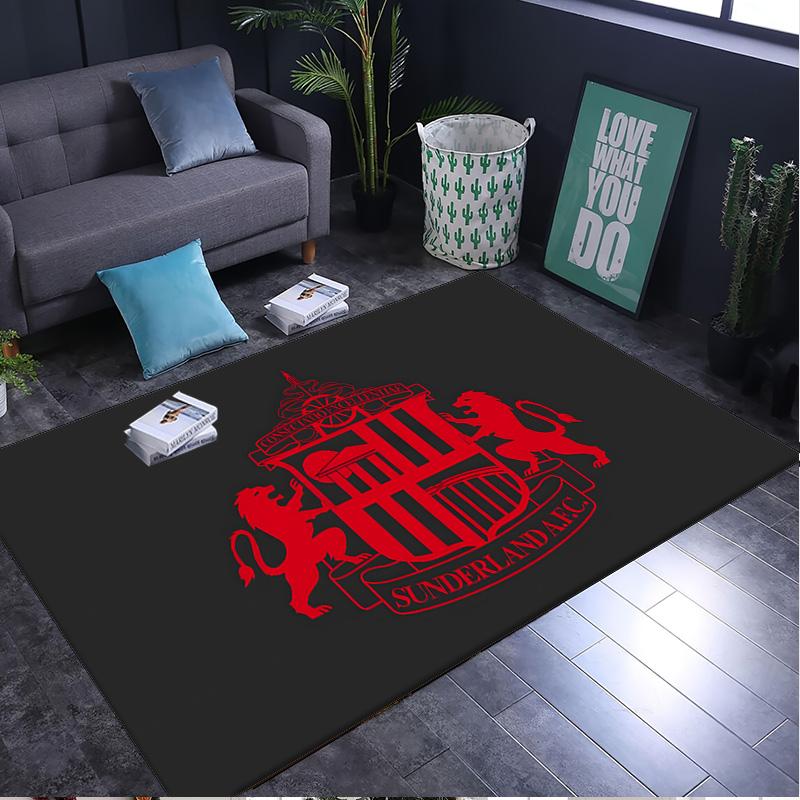 1PC rug Sunderland football Carpet, Chair Rug,Area Rug for Office Bedroom living rooms bedroom, Doormat decor Christmas fan gifts
