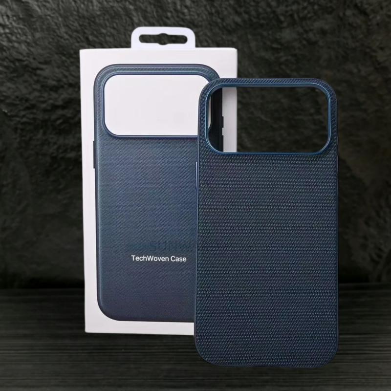 Original Technology Woven Fabric For Magsafe Magnetic Phone Case For iPhone 17 Air 16 15 14 Plus 13 12 11 18 Pro Max Boxed Cover