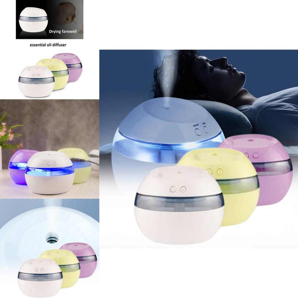 Compact Usb Mini Humidifier Ideal For Home And Office Silent Operation Aromatherapy