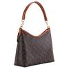 Coach Laurel 31 Classic Monogram Embossed Canvas Shoulder Bag Large Women Shoulder Bag Brown CBL85-IMS2K
