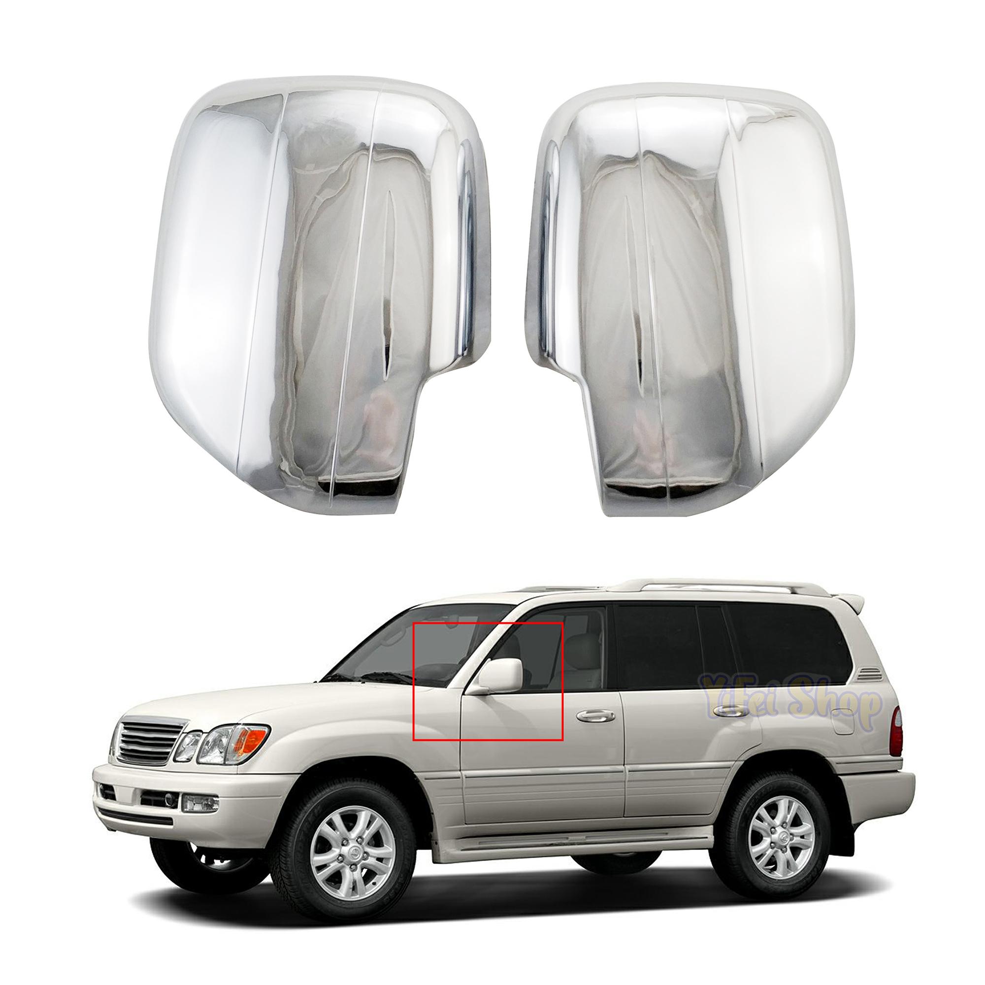 

Car Accessories Rearview Plated Chrome Door Mirror Covers Paste Style For Lexus LX470 470 2001 2002 2003 2004 2005 2006 2007 LX470