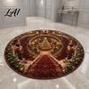 Christmas Gift for Family 3D Rug Optical Illusion Area Floor Mat Santa Claus Reindeer Bedroom Tree Pad Nutcracker Decorative Welcome Doormat Living