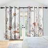 Watercolor Dinosaur Pattern Curtains Cute Animal Printed Curtains For Kids Bedroom Fun Decor Top Grommet Blackout Window Drapes