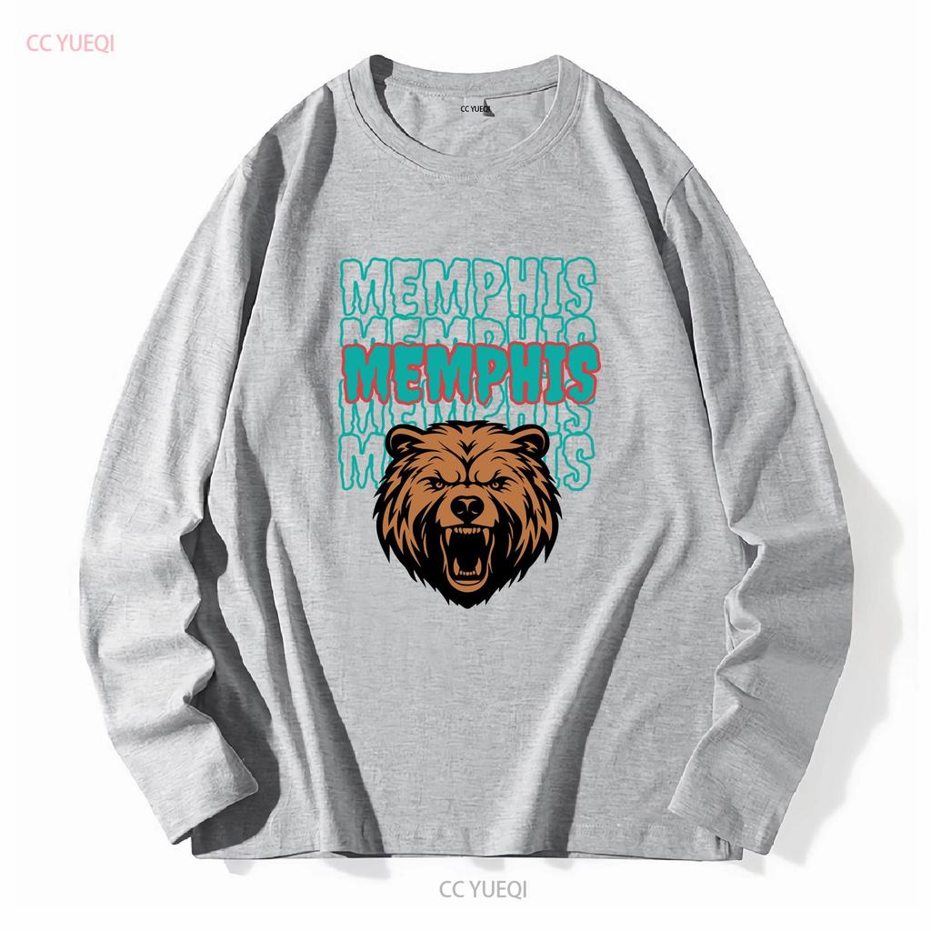 Memphis Basketball Team Vintage T-Shirt Grizzlies Oversized Perfektes Geschenk für Fans Lang- oder Kurzarm Vintage Gewaschen Unisex