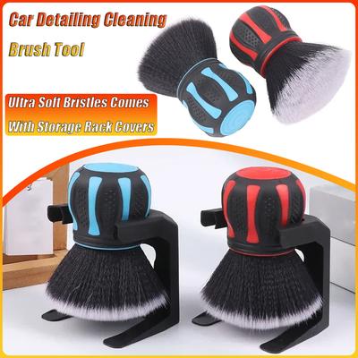 1Pc Large Area Ide Outside Vehicles Ultra Soft Bristles Comes With Storage Rack Covers Car Detailing Cleaning Brush Tool