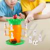 Balance Game Stacking Hand Eye Coordination Balancing Board Carrot Interactive Puzzle for