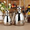304 Stainless Steel Oil Can Drum Type Leakproof Seasoning Container with Cap Kitchen Storage Pot for Soy Sauce Cooking Tool