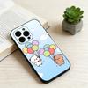 Cute B-BuBu D-DuDu  Phone Case For iPhone 17, 16,15,14,13,12,11 Plus,Pro Max, Others Soft Black Cover