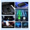 CarlinKit 5.0 C2Air Wireless Adapter Wireless CarPlay Android Auto Plug &Play 2.4Ghz&5.8Ghz WiFi BT Auto Connection For OEM Cars