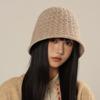 Autumn Winter Fisherman Bucket Hat Knit Winter Cap For Women, Foldable Beanie With Wide Brim, Outdoor  New