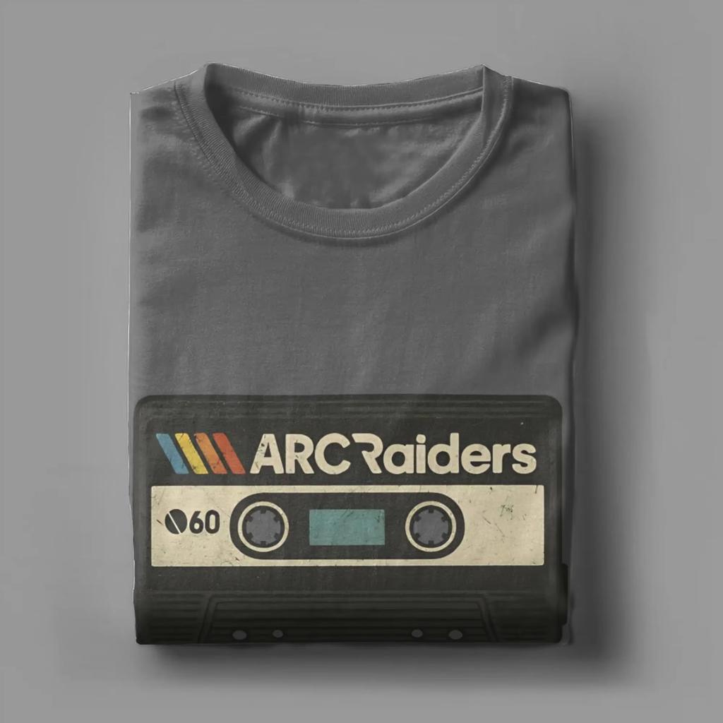ARC Raiders Mönster Kul T-shirt Unisex Tryckt Bomull Rund Hals Alla Säsonger Streetwear Topp översized t-shirt harajuku