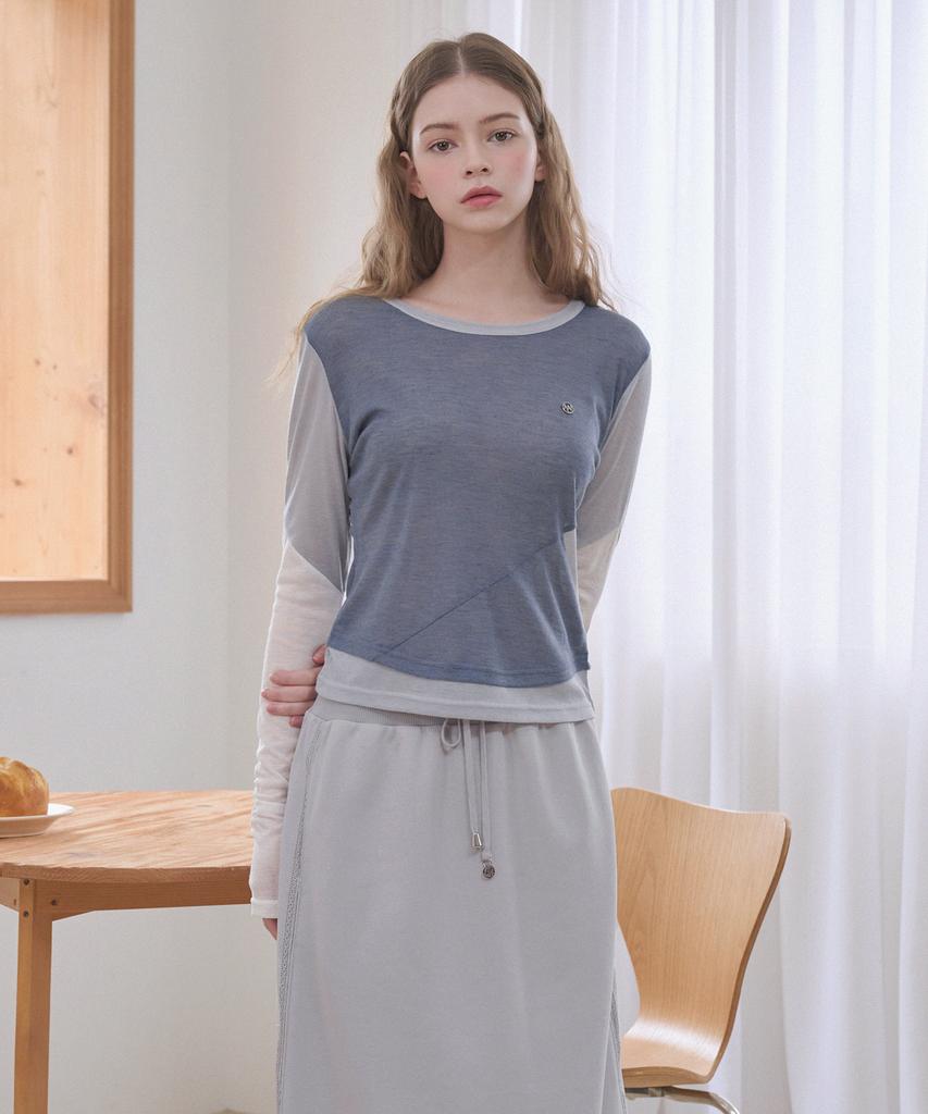 MICANE Wimsey See-Through Layered Tee