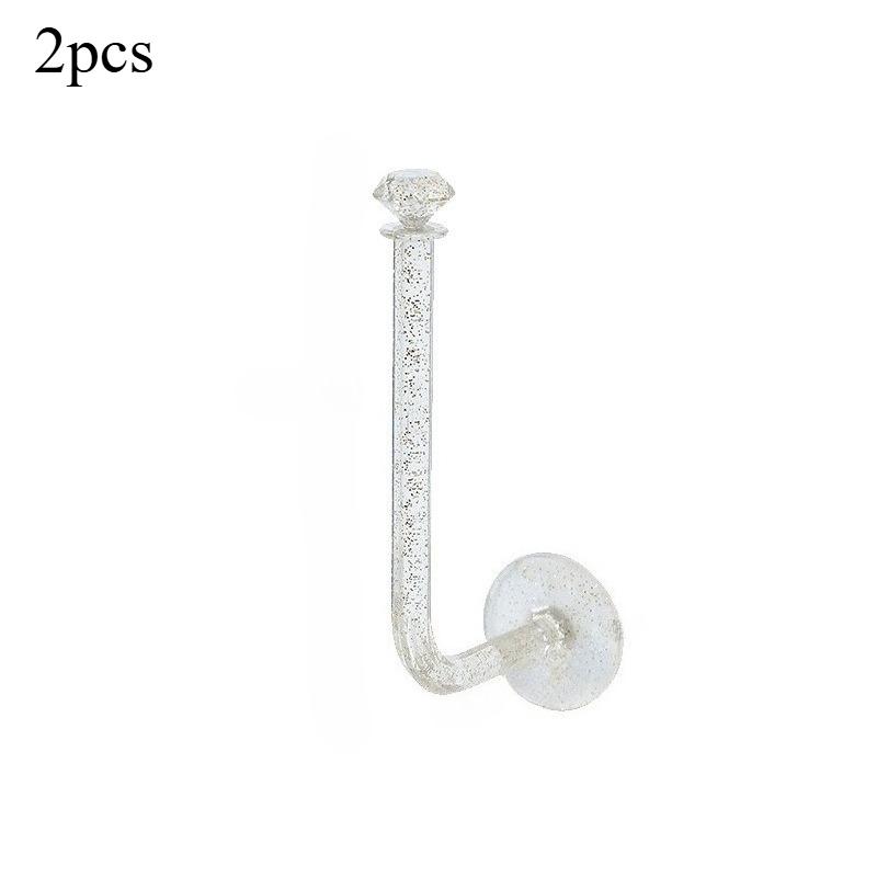 2/4pcs Headband Holder Scrunchie Organizer Stand Hair Accessories Organizer Storage Shelf For Headbands Hairband Hair Ties Clear