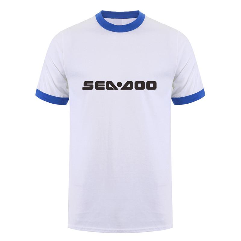 Seadoo T Shirts Summer Short Sleeve Cotton Sea Doo Seadoo Moto Tshirt Unisexs Tshirt Tops Tees Lh079