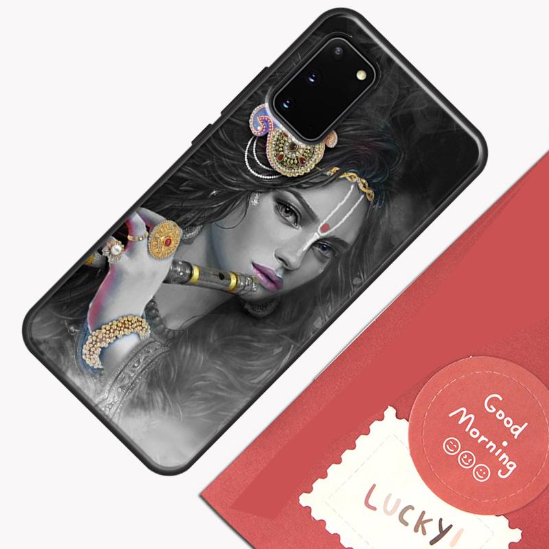 Indian God Lord Krishna Phone Case For Samsung Galaxy S23 S26 Ultra S20 S21 S22 S24 S25 Plus S10 S25 FE Cover Shell
