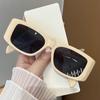 Fashion Retro Punk Rectangle Sunglasses UV400 Sun Shades Men Women Trendy Vintage Square SunGlasses Female Eyewear Oculos De Sol