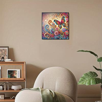 1Pc New DIY Special-shaped Bright Diamond Decorative Painting, for Festival Outdoor Courtyard Garden Home Decoration