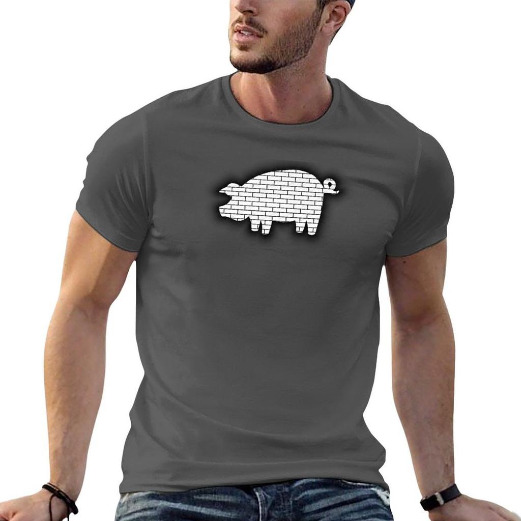 Brick Pig Regular TShirt t shirt for man 100 percent cotton man graphic t shirt TShirt