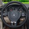 Auto Lenkradabdeckung Kunstleder für Volkswagen VW Golf Tiguan Passat B7 Passat CC Touran Autozubehör Innenraum