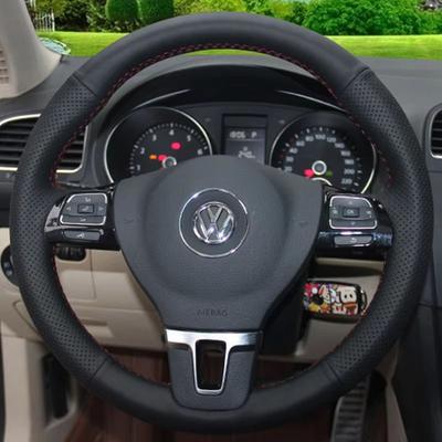 Auto Stuurwielhoes Kunstleer Voor Volkswagen VW Golf Tiguan Passat B7 Passat CC Touran Auto Accessoires Interieur