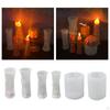 3D Candle Model Halloween Silicone Handmade Arts Crafts Sculpture Resin Casting Soaps