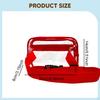 Clear Fanny Pack Waist Bag Crossbody Purse for Festival Concerts Hiking Travel