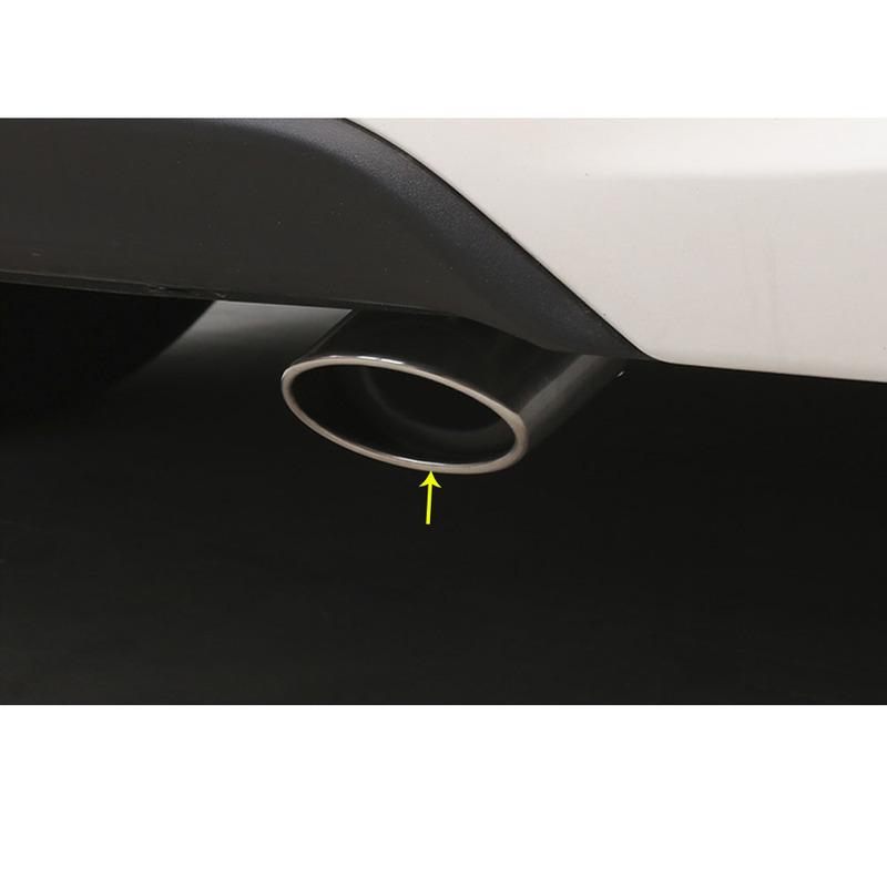For Suzuki Vitara Escudo 2016 2017 2018   Car Muffler Exterior End Pipe Dedicate Stainless Steel Exhaust Tip Tail Outlet