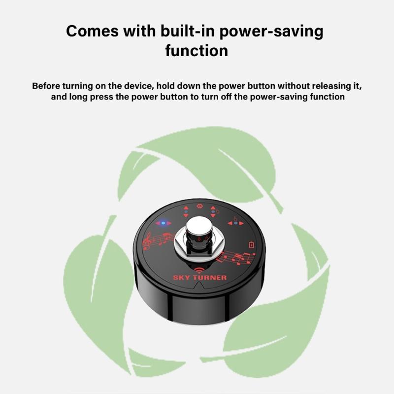 Wireless Connectivity Page Turner Pedal Wireless Page Turner Pedal Sheet Music Reading Controller with 4 Control Modes