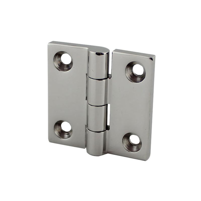 50X50MM Finished Aluminum Hinge Active Hinges Profile Connections Boat Deck Casting Hinge Hatch Cabinet Door Square Solid Fold