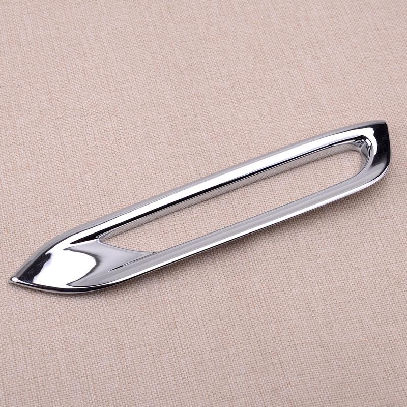 4Pcs Chrome Front Rear Fog Lamp Light Cover Trim Fit for Nissan Rogue Sport Qashqai