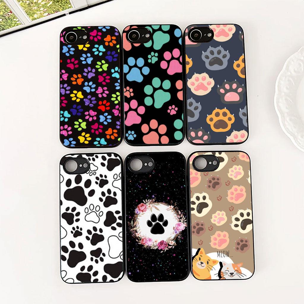 Phone Cover for Motorola Moto G55 G45 G75 G85 G13 Edge 50 30 Fusion 40 NEO Ultra Pro Soft Case Cat Cute Dog Paw Wallpaper