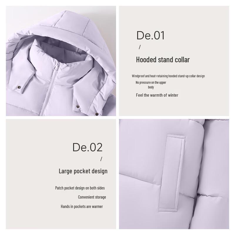 MJ Style Women's Hooded Winter Puffer Jacket