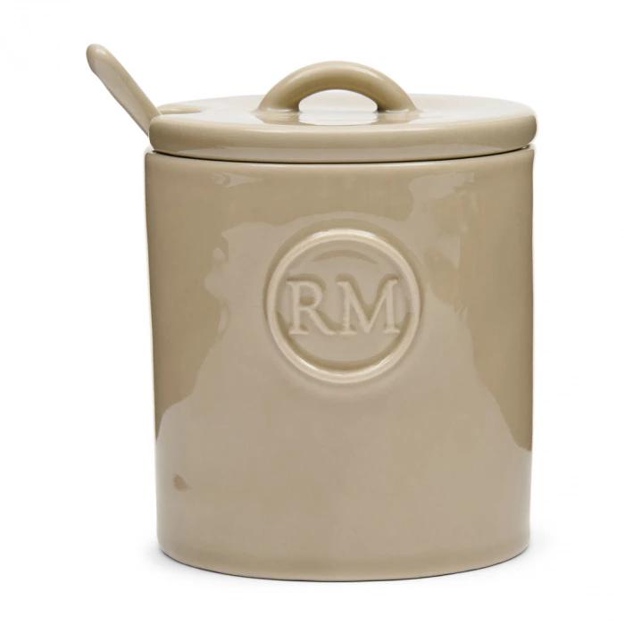 Riviera Maison Portofino - Suikerpot met Lepel - Beige - Elegant - Functioneel