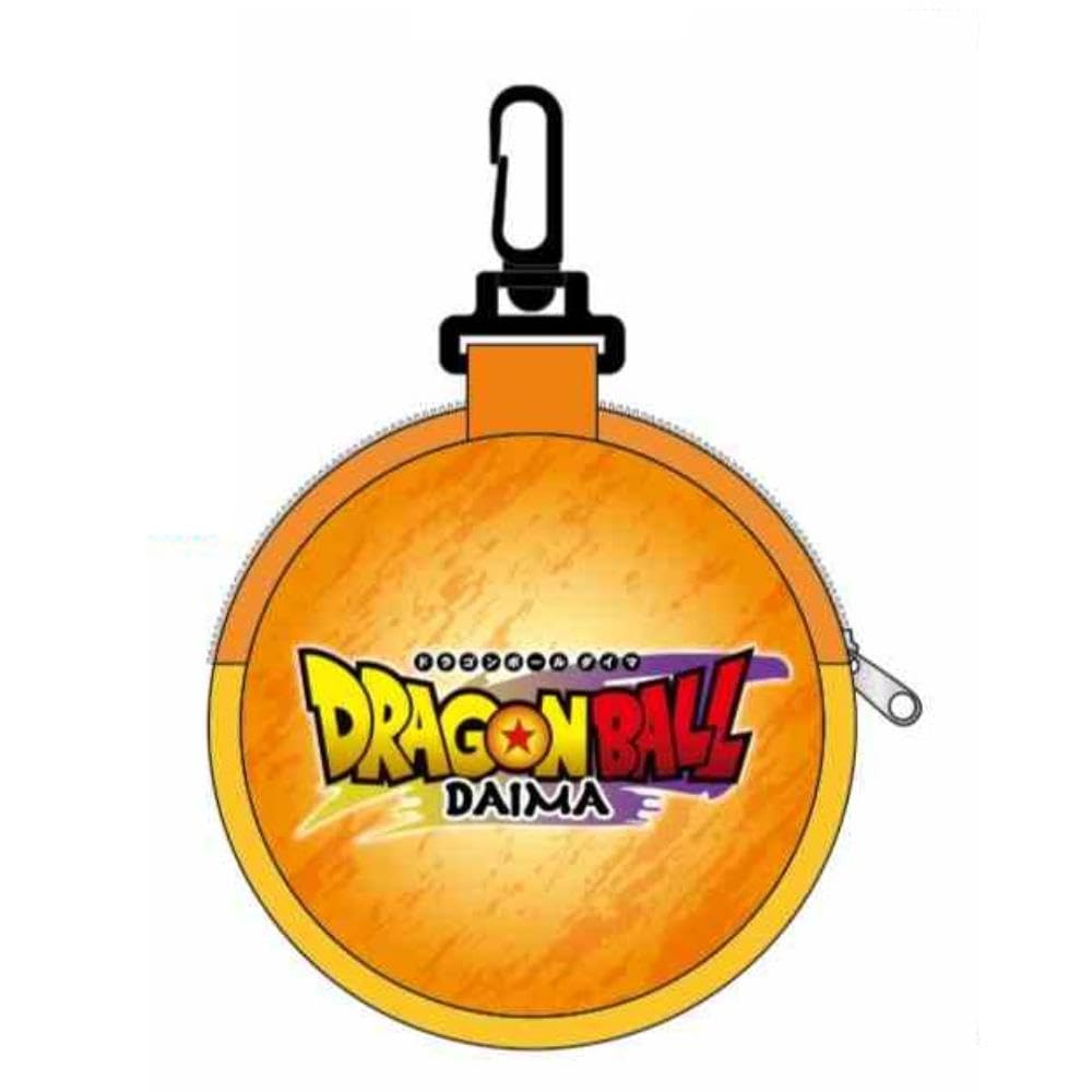 Dragon Ball DAIMA Round Pouch with Carabiner Goku H10 x W10 x K-Company (Neoprene) (Mini) DBD-MKP-GK D1.5cm