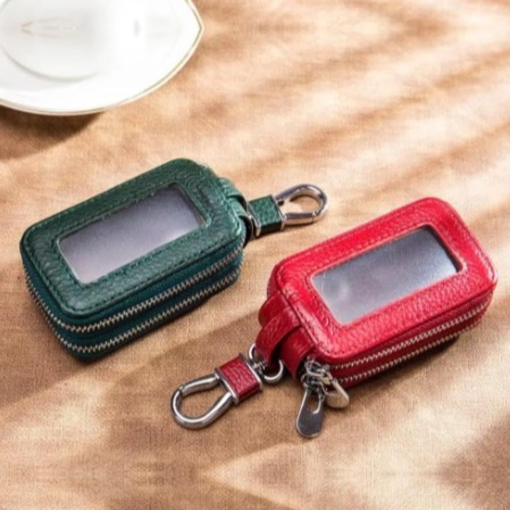 Genuine Leather Key Case Keychain holder Multifunctional Keys Wallet Fashion Car Key Bag Women