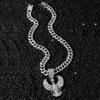 Jewelry for Resellers New Unisex Full Streetwear Hip-hop Personalized Animal Eagle Pendant Zinc Alloy Necklace