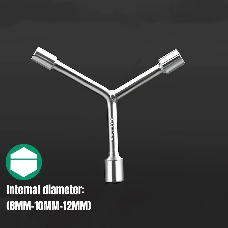 Multi-function Triangular Socket Wrench Tri-fork Pragmatic Y-type Three-prong Wrench Bicycle Household Disassembly Repair Tools