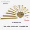 Round Head Brass Nails for DIY Projects and Picture Hanging